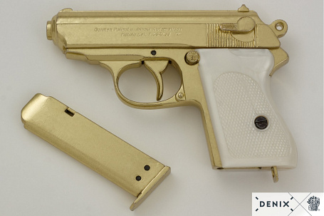 Пистолет Вальтер наградной с "золочением" (макет, ММГ)