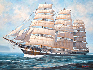 модели кораблей, купить модель парусного корабля, парусник