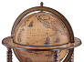 Глобус - бар напольный с витыми ножками "Бахус", Ø50 см.