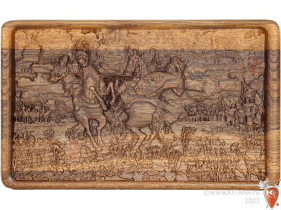 Домино "Поединок Пересвета с Челубеем на Куликовом поле"