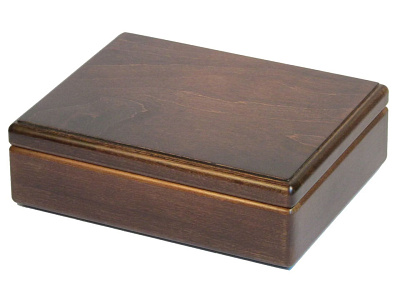 Домино профессиональное D9 с цветными точками в деревянной шкатулке