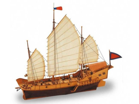 Деревянный корабль для сборки RED DRAGON масштаб 1:60