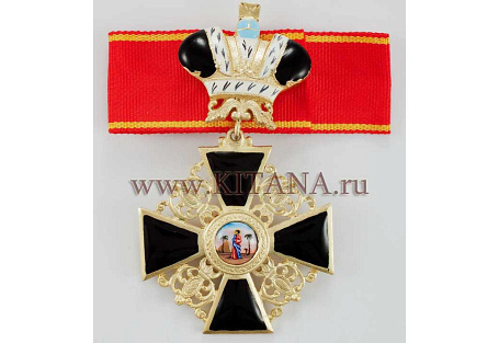 Орден Святой Анны II cт. с короной парадный