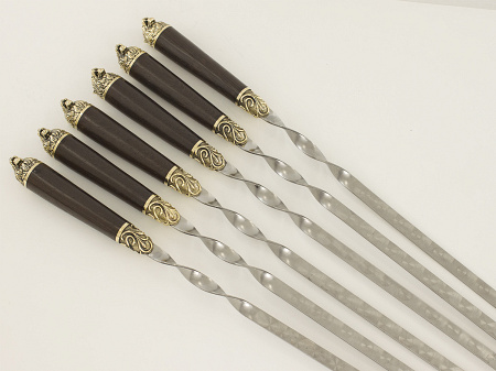 Шампуры "Лев" (6 шт.) в колчане (VIP)