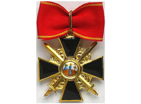 Орден Святой Анны II cт. с мечами парадный