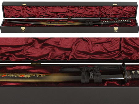 Катана "Дракон Маки" в подарочном футляре
