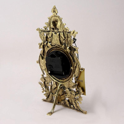 Часы каминные "Охотник", золото