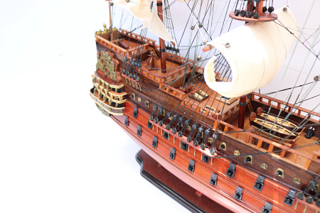 Модель парусного корабля "Soleil Royal", 90 см