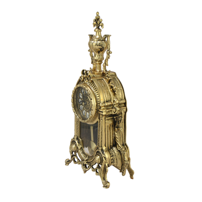 Часы каминные "Библо" с маятником, золото