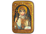 Настольная икона "Святая Равноапостольная княгиня Ольга" на мореном дубе