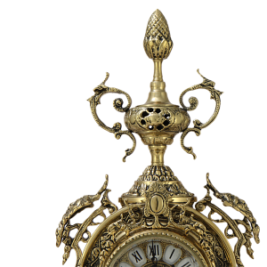 Часы каминные "Пинья", золото