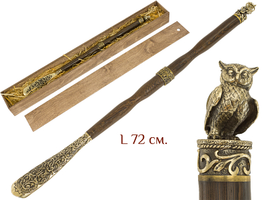Ложка для обуви "Сова" (72см.) в подарочном футляре