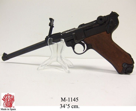Пистолет Люгер P08 артиллерийский, Германия 1917г. (макет, ММГ)