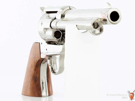 Револьвер Кольт «Peacemaker», никелированный (макет, ММГ)