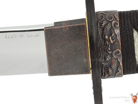 Катана, меч самурайский "Розайа" на подставке