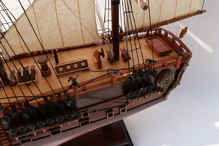 Модель парусного корабля "Bark Endeavour", 70 см