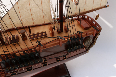 Модель парусного корабля "Bark Endeavour", 70 см