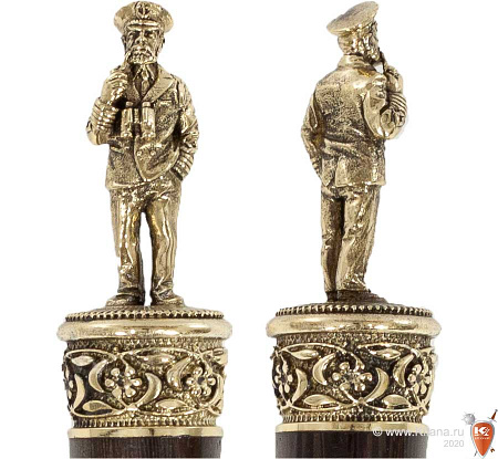 Набор шампуров "Капитан" (6 шт.) в колчане с раскладным мангалом