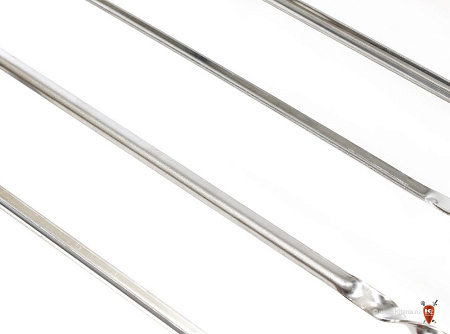 Набор шампуров "Капитан" (6 шт.) в колчане с раскладным мангалом