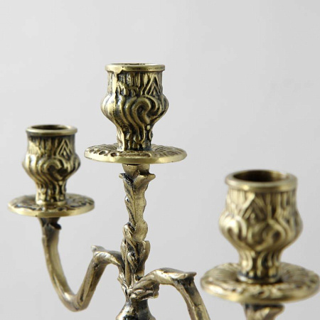 Канделябр "Триумфато" на 3 свечи, антик