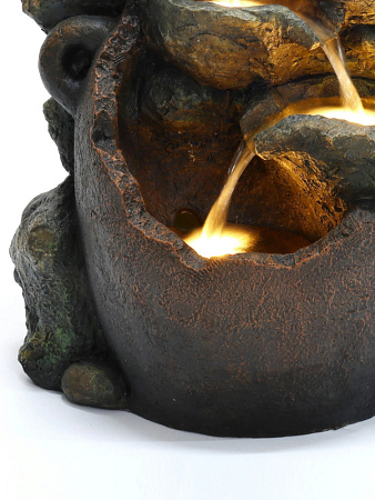 Фонтан для дачи и сада с подсветкой ''Щенки'