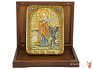 Подарочная икона "Святая великомученица Марина (Маргарита) Антиохийская" на мореном дубе