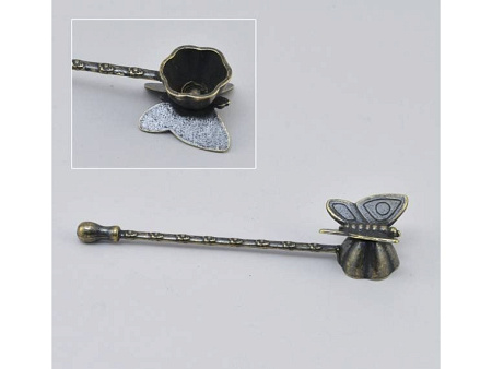 Свечной гаситель "Бабочка", антик