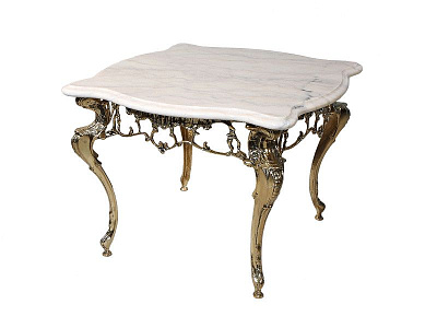 Столик с мраморной столешницей "Бикош"