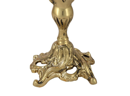 Канделябр "Эстрелла" на 3 свечи, золото