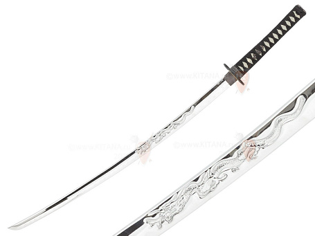 Катана, меч самурайский "Розайа" в подарочном футляре