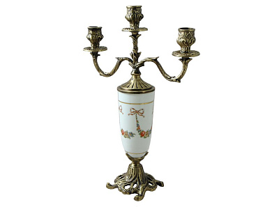 Канделябр "Триумфато" на 3 свечи, антик
