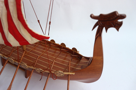 Модель парусника "Дракар викингов" Скандинавия, 60 см