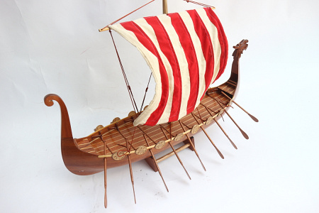 Модель парусника "Дракар викингов" Скандинавия, 60 см