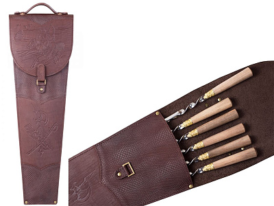 Шампура подарочные в колчане