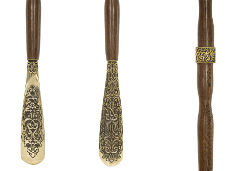 Ложка для обуви "Герб" (72см.) в подарочном футляре