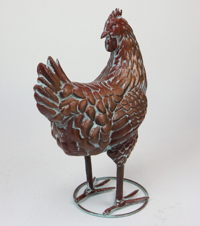 Фигуры садовые Петух и Курица (пара)