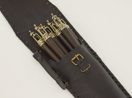 Шампуры "Газовики" (6 шт.) в колчане (VIP)