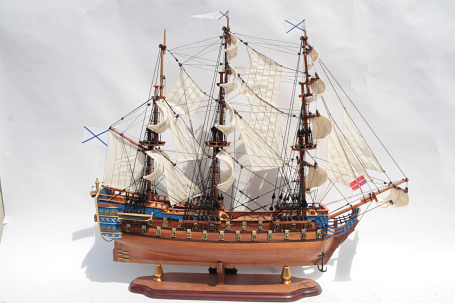 Модель парусного корабля "Святой Павел", 74 см