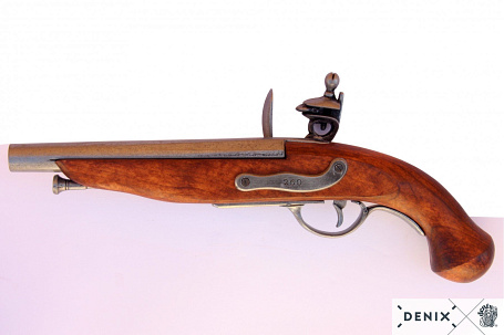 Пистолет кремневый пиратский (Франция, XVIII в.)