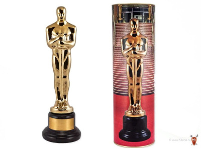 Статуэтка керамическая Оскар - с индивидуальной гравировкой