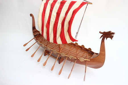 Модель парусника "Дракар викингов" Скандинавия, 60 см