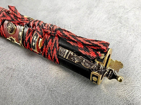 Катана "Шиматцу" с кинжалами когаи и козука в подарочном футляре