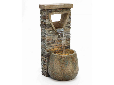 Фонтан для дачи и сада "Акведук" с подсветкой