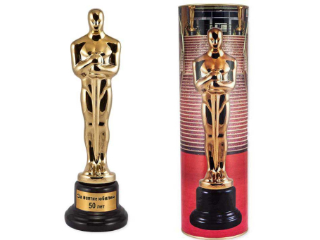 Статуэтка  "Оскар" - "За взятие юбилея 50 лет!"