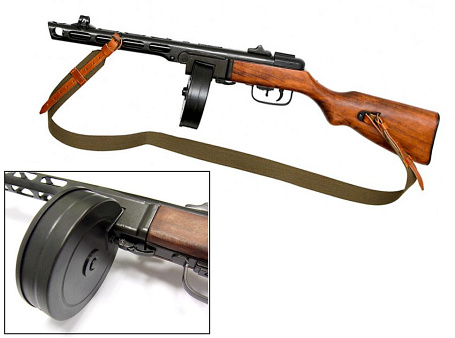 Автомат ППШ : купить полноразмерный макет, пистолет-пулемет Шпагина (ММГ ППШ -41)