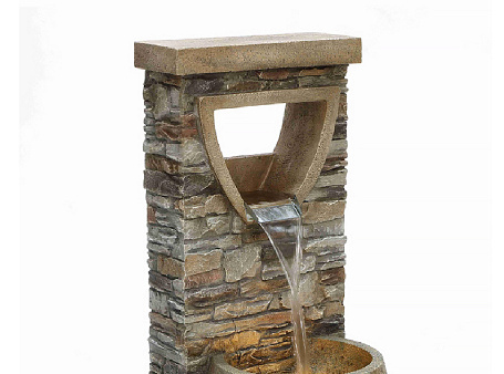 Фонтан для дачи и сада "Акведук" с подсветкой