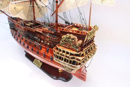 Модель парусного корабля "Soleil Royal", 90 см