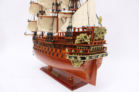 Модель парусного корабля "Soleil Royal", 46 см