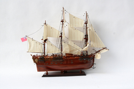 Модель парусного корабля "Bark Endeavour", 70 см