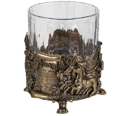 Набор 2-х бокалов для виски "Лев"